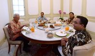 Jamu Tiga Capres di Istana, Jokowi: Agar Pemilu Berjalan Damai, Tidak Ada Saling Fitnah-memfitnah