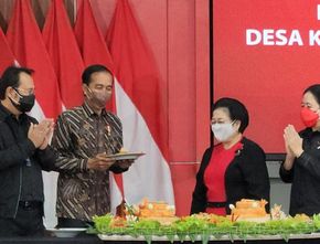 Jokowi Terharu Dapat Surprise Ultah dari Megawati di Rakernas PDIP: Seumur-umur Tak Pernah Dirayakan Seperti Ini