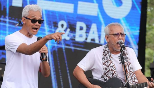Bahagianya Ganjar Bisa Satu Panggung dengan Iwan Fals: Saya itu Pengagum Sejak Kecil