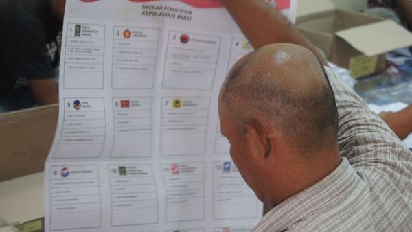 KPU Bakal Instruksikan KPUD Keluarkan SK Hari Libur Saat Pilkada 2024 Ilustrasi surat suara pemilu (Dok. Antara)