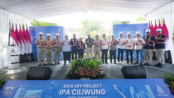 PAM Jaya Mulai Bangun Instalasi Pengolahan Air Ciliwung, Ditargetkan Rampung Mei 2026