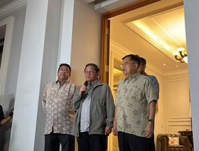 Ditemui di Kediamannya, Ini Pesan JK ke Pramono Anung-Rano Karno