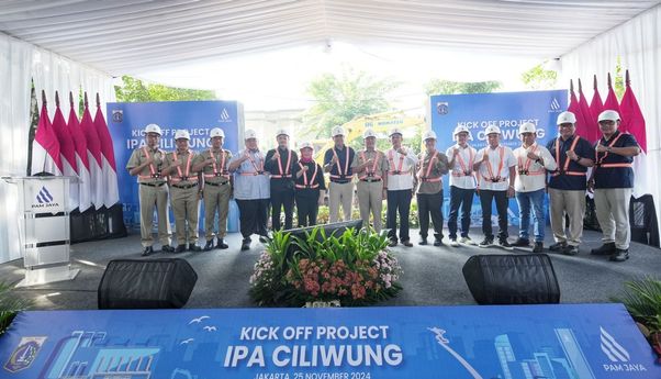 PAM Jaya Mulai Bangun Instalasi Pengolahan Air Ciliwung, Ditargetkan Rampung Mei 2026