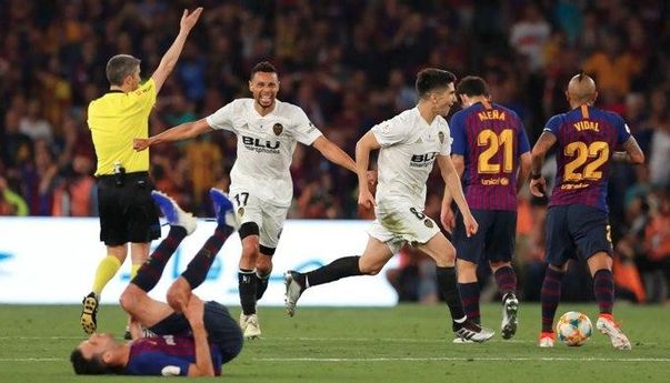Hasil Pertandingan Liga Spanyol: Suka Duka Barcelona vs Valencia