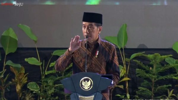Jokowi Presentasikan IKN di Muktamar PP Pemuda Muhammadiyah
