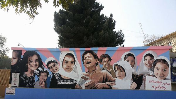 Mural-mural di Jalanan Kabul Dihapus Taliban