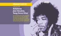 Sepak Terjang Jimi Hendrix, Sang Dewa Gitar