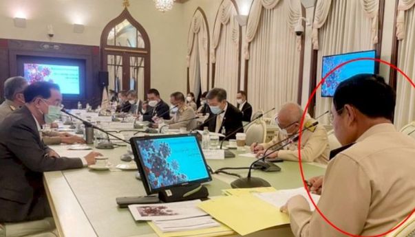 Tak Pandang Bulu, PM Thailand Didenda karena Tidak Pakai Masker saat Rapat