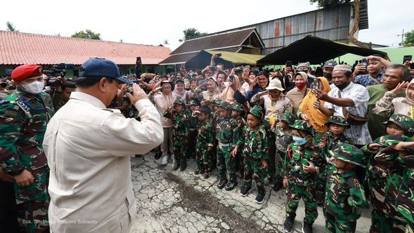 Kelakar Menhan Prabowo ke Mantan Anak Buah di Kopassus: Gimana Dulu, Aku Galak Nggak?