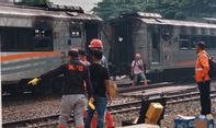 Tiga Gerbong Kereta Api Cadangan Terbakar di Stasiun Tugu Yogyakarta