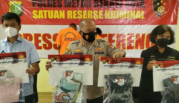 Berita Kriminal: 4 Pelaku Pencabulan Anak di Bekasi Tertangkap, Modus Imingi Korban Uang Rp50 Ribu