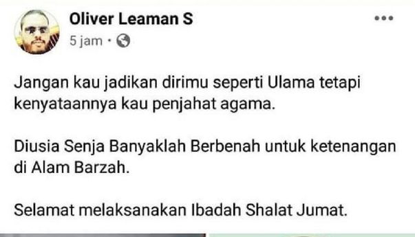 Unggah Foto Kolase Ma'ruf Amin Bersama 'Kakek Sugiono', Pria Ini Kena UU ITE
