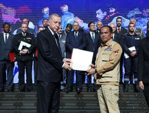 Presiden Erdogan Berikan Medali Penghargaan ke Indonesia atas Bantuan Kemanusiaan Pasca Gempa Turki