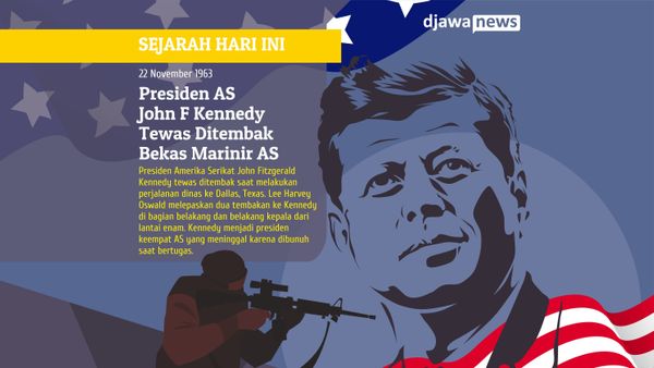 56 Tahun yang Lalu, Presiden AS John F Kennedy Tewas Ditembak