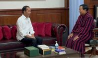 Jokowi Jenguk Prabowo usai Operasi Kaki Kiri di RSPPN Soedirman Bintaro, Doakan Segera Pulih Total