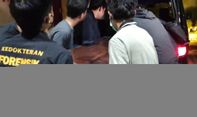 Jenazah Mayor Purn Suwanda Kopilot Pesawat Jatuh di Serpong Dibawa Keluarga ke Cirebon