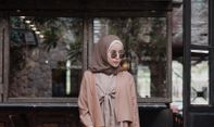 Hijab yang Cocok dengan Paduan Warna Coklat Muda