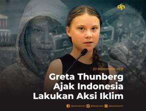 Greta Thunberg Ajak Indonesia Lakukan Aksi Iklim