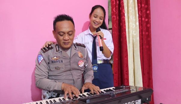 Polisi asal Wonogiri Ini Mahir Menciptakan Lagu, Karyanya Diunggah di YouTube