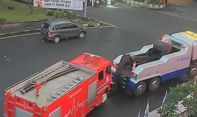 Pak Walkot Bima Arya, ini Ada Mobil Damkar Bogor Mogok Diderek Dishub Loh