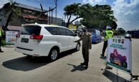 Perketat Larangan Mudik, Polisi Cegat Kendaraan Luar Daerah yang Masuk Magelang
