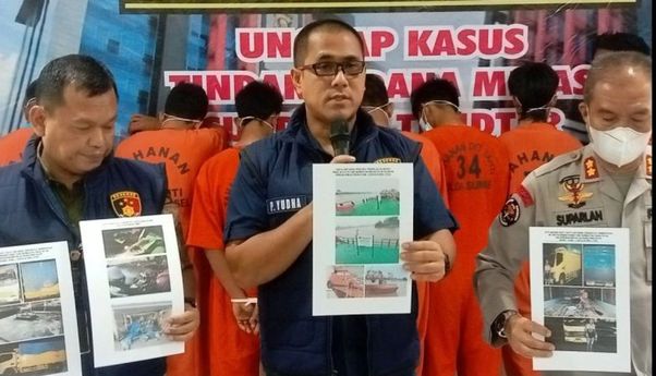 Polda Sumsel Gagalkan Penyelundupan 10 Ton Pertalite dan Solar ke Lampung, 7 Orang Ditangkap