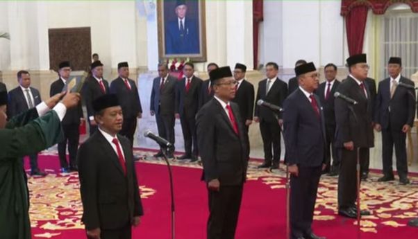 Copot Arifin Tasrif, Presiden Jokowi Lantik Bahlil Lahadalia Jadi Menteri ESDM