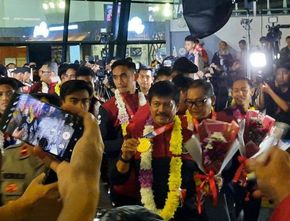 Polri Terjunkan 587 Personel Kawal Arak-arakan Timnas U-22 di Jakarta
