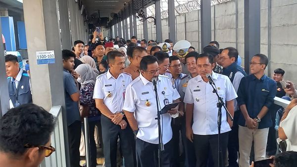 Rano Karno Resmikan Rute Baru Transjabodetabek Sawangan-Lebak Bulus, Ini Rutenya