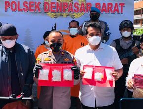 Jadi Pengedar Pil Koplo Bareng Istri, Pedagang Bakso di Denpasar Berujung Ditangkap Polisi