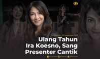 Ulang Tahun Ira Koesno, Sang Presenter Cantik