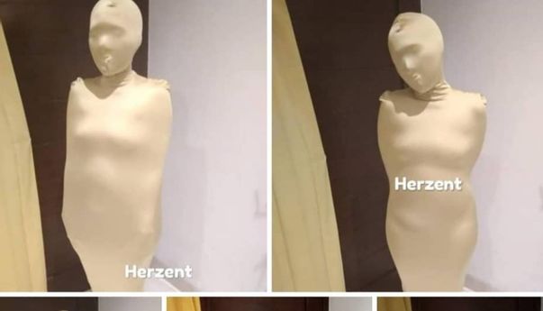 Viral Perempuan Dibungkus Seperi Mumi, Netizen Menduga Suami Tak Rela Istri Dilihat Lelaki Lain