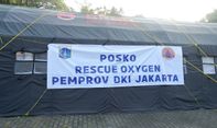 Posko Oxygen Rescue Monas, Tabung Kosong Dibawa Dulu ke Cilegon, Bolak-balik Butuh 5 Jam