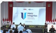 Momen Anies Akhirnya Bersalaman dengan Prabowo di Acara Paku Integritas KPK