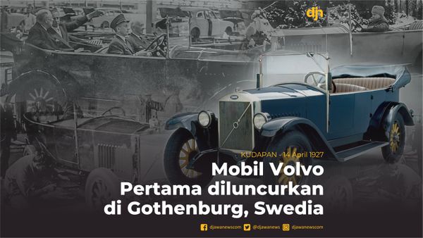 Mobil Volvo Pertama diluncurkan di Gothenburg, Swedia