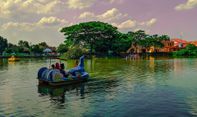 Danau Kelapa Gading di Kisaran Naga, Danau Buatan yang Asyik Buat Wisata Keluarga