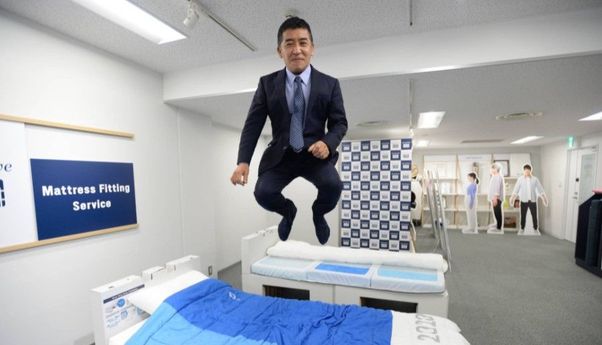Tempat Tidur Kardus Olimpiade Tokyo 2020 Kini Digunakan untuk Rawat Pasien Covid-19 di Jepang