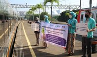 Apa Saja yang Dilakukan KAI di Stasiun Gambir Rayakan Hari Pelanggan Nasional 2021