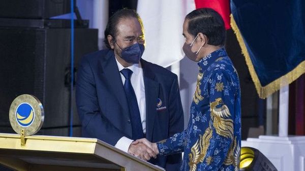 Surya Paloh Bertemu Jokowi di Istana usai Reshuffle, NasDem: Silaturahmi