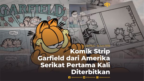 Komik Strip Garfield dari Amerika Serikat Pertama Kali Diterbitkan