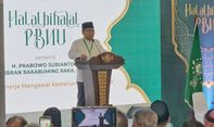 Hadir Acara Halalbihal, Ketum PBNU Sebut Prabowo-Gibran sebagai Keluarga NU