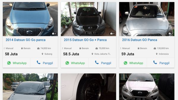 Mobil Bekas Murah: Datsun Go Panca, Kini Harganya Cuma Rp50 Jutaan