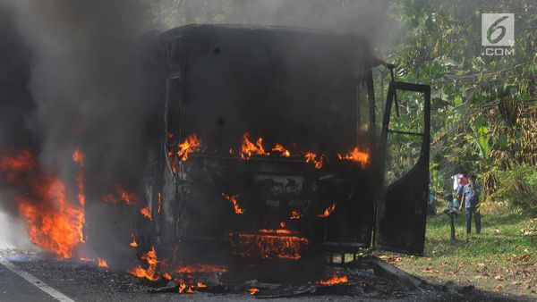 Hilang Peri Kemanusian! KKB Bakar Bus dengan 30 Penumpang Tewas Terbakar
