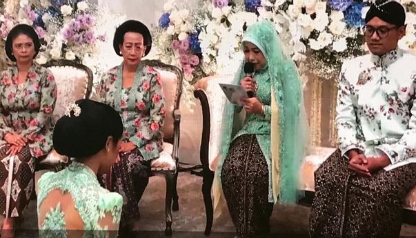 Besok Dinikahi Kaesang, Hari Ini Erina Gudono Jalani Prosesi Cethik Geni dan Siraman