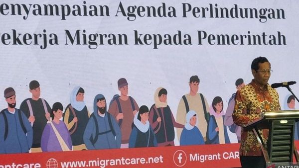 Mahfud MD Ingatkan Jangan Ada Upaya Halangi Pekerja Migran Tunaikan Hak Pilihnya