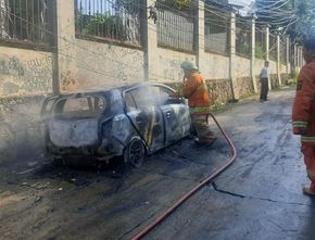Mobil Meledak dan Terbakar di Depok, Dugaan Sementara Arus Pendek Listrik