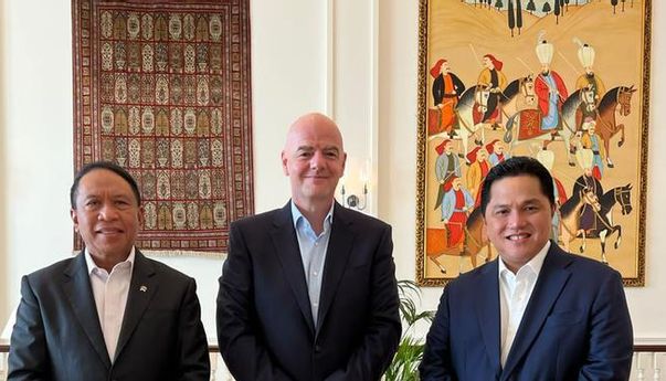 Zainudin Amali Ditemani Erick Thohir Temui Presiden FIFA di Qatar, Bahas Persiapan Gelaran Piala Dunia U20