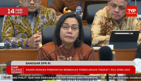 Sri Mulyani Tak Kuat Menahan Tangis Saat Berpamitan di Banggar DPR