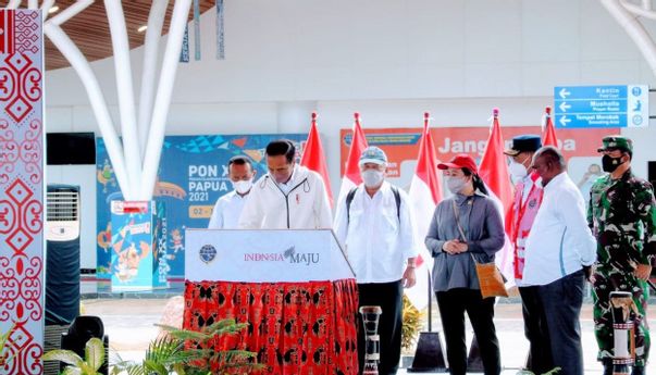 Terminal Bandara Mopah Merauke Baru Saja Diresmikan, Jokowi Sebut Guna Tingkatkan Aktivitas Ekonomi