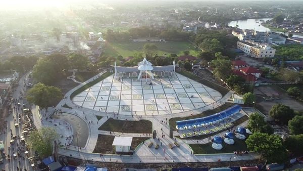 Alun-Alun Sultan Abdul Jalil Rahmadsyah di Desa Pantai Burung, Destinasi Wisata Tanjungbalai